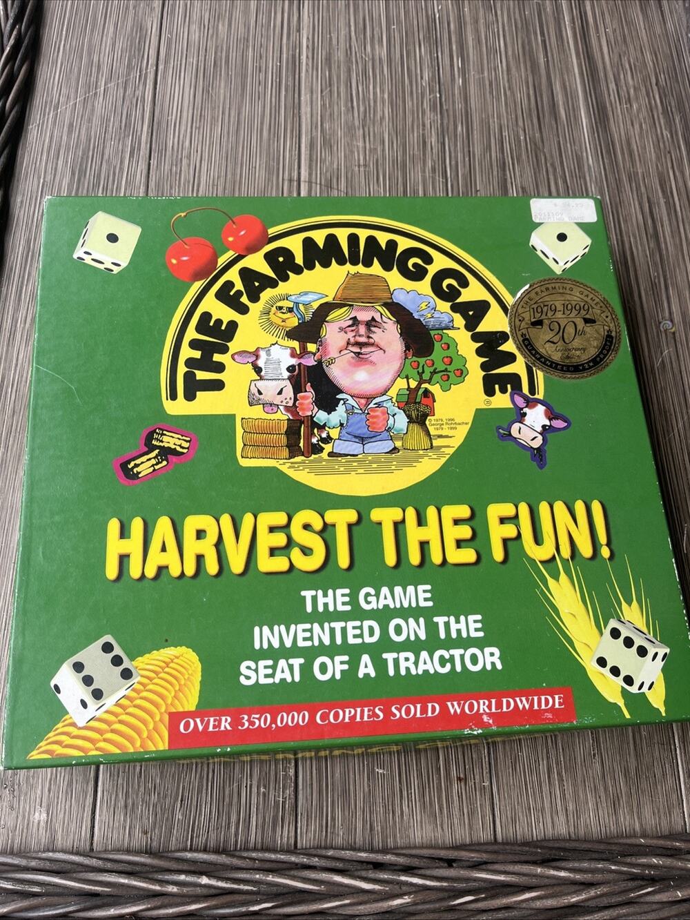 Vintage 1996 The Farming Game Strategy Board Game ~ Complete/Excellent Cond